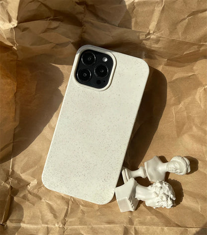 Matte Wheat Straw Case - White