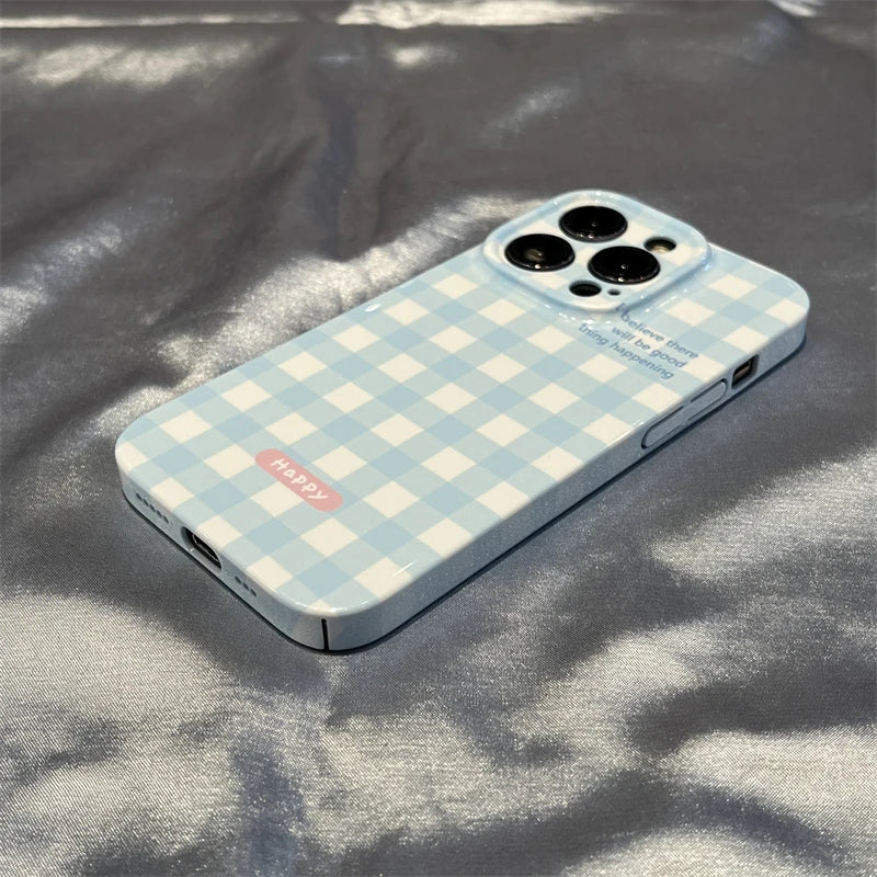 Checkered Joy Case - Back side