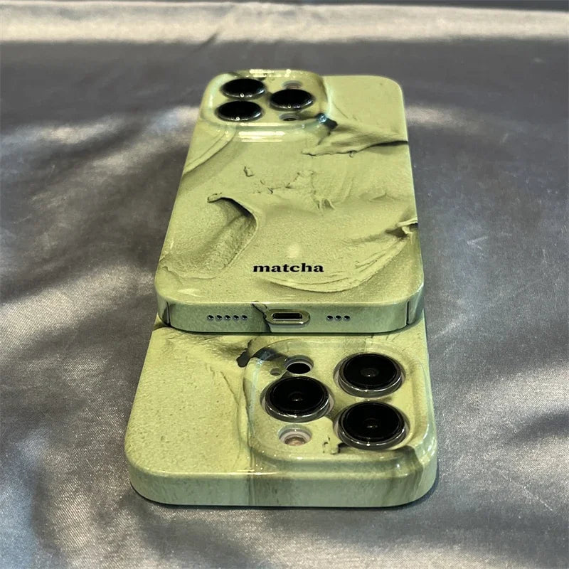 Matcha Iphone Cases - Backside