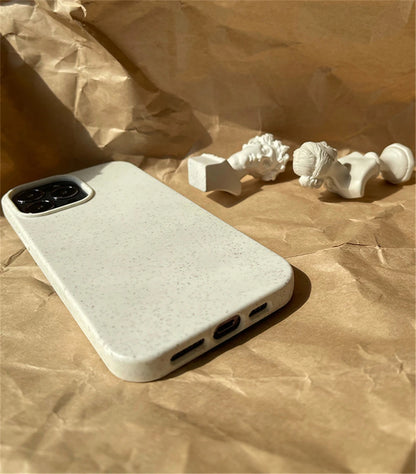 Matte Wheat Straw Case - White