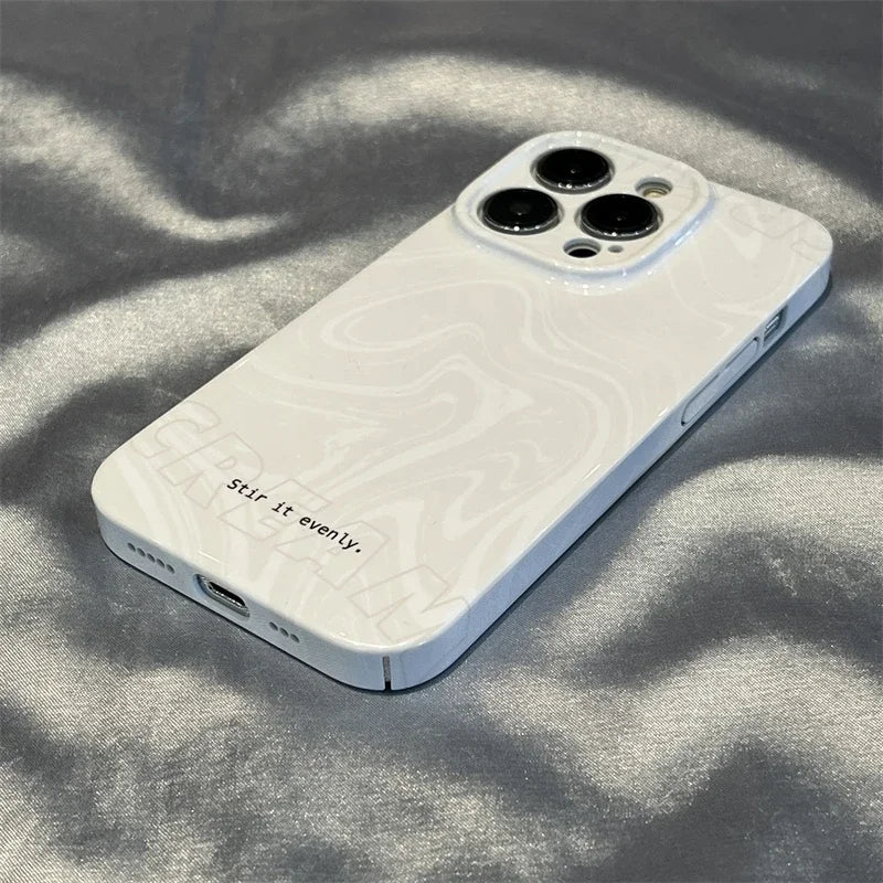 CreamWave Iphone Cases - White Color