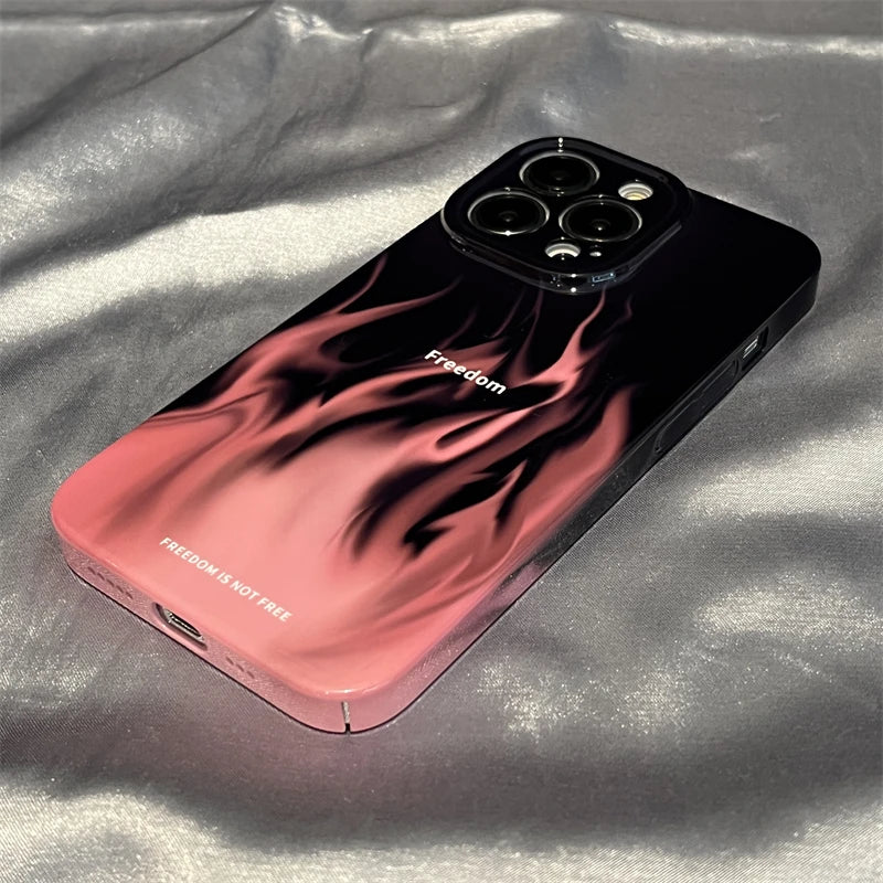 Redflame Iphone Case - Burnout Style 