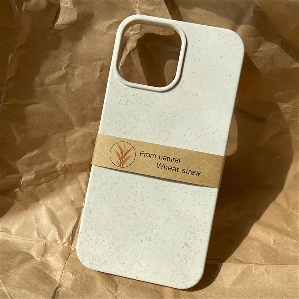 Matte Wheat Straw Case - White