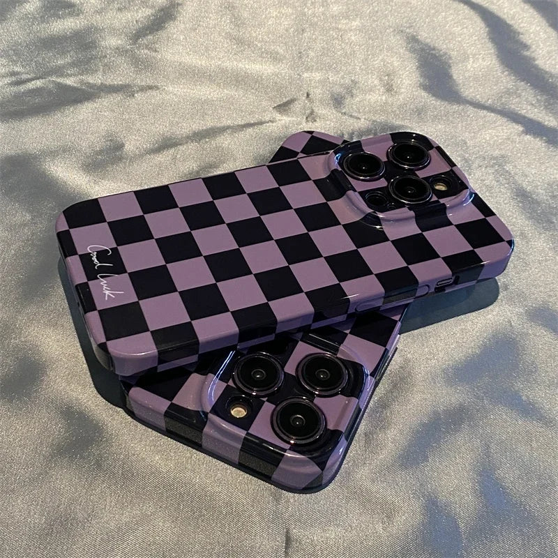 Checkmate Iphone Case - Purple Case