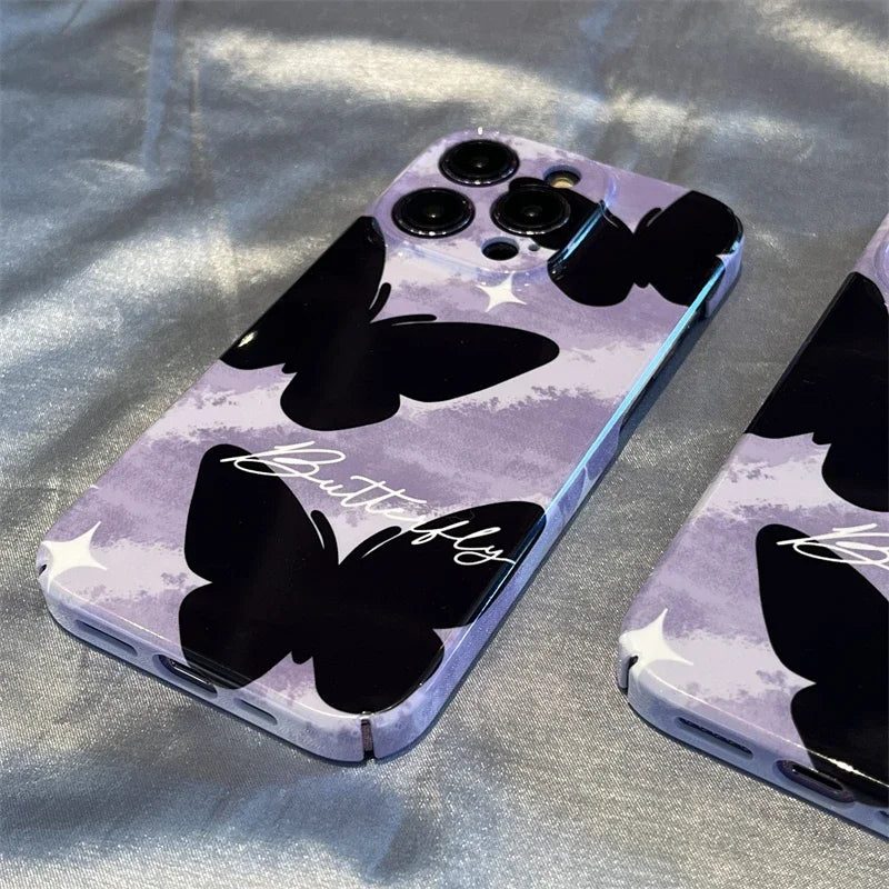  Lavender Butterfly Case - Newest 2024