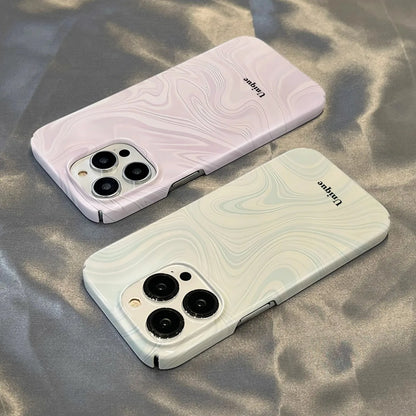 Marble Serenity Case - Pink And Green