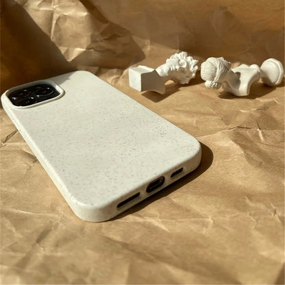 Matte Wheat Straw Case - White